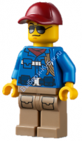 Минифигурка Лего Сити Спасатель