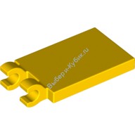 Деталь Лего Плитка 2 х 3 С 2 Защелками Цвет Желтый
