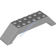 Деталь Лего Скос 45 10 х 2 х 2 Двойной Цвет Светло-Серый