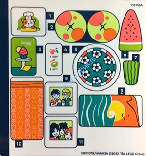 Наклейки К Набору Лего Френдс 41754 10101078, 6416434