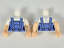 Деталь Лего Торс С Рисунком Цвет Белый