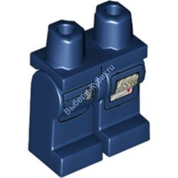 Деталь Лего Ноги С Рисунком Цвет Темно-Синий
