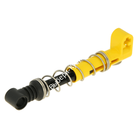 Деталь Лего Техник Амортизатор 9.5L Полностью Собранный - Жесткость Высокая Цвет Желтый-Черный