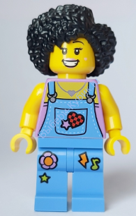 Минифигурка Лего Сити Девушка Уличный Музыкант