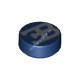 Деталь Лего Плитка Круглая 1 х 1 С Рисунком Цвет Темно-Синий