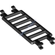 Деталь Лего Лестница 7 х 3 С 4 Защелками Цвет Черный