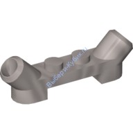 Деталь Лего Пластина 1 х 4 С Угловыми Трубками Цвет Перламутрово-Светло-Серый