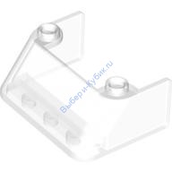 Деталь Лего Лобовое Стекло 3 х 4 х 1 1/3 С Двумя Штырьками На Верху Цвет Прозрачный