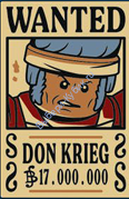 Детали Лего Плитка 2х3 'WANTED' 'DON KRIEG' (Berry) '17.000.000'