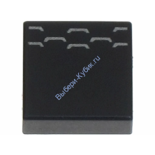 Деталь Лего Плитка 1 х 1 С Рисунком Цвет Черный