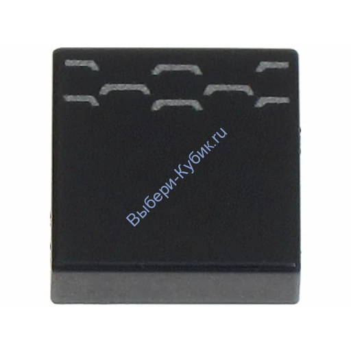 Деталь Лего Плитка 1 х 1 С Рисунком Цвет Черный