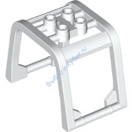 Деталь Лего Лобовое Стекло 6 х 4 х 3 1/3 Каркас Безопасности Цвет Белый