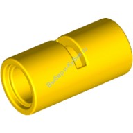Деталь Лего Техник Пин Коннектор Круглый 2L Гладкий С Разрезом Цвет Желтый