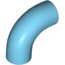 Деталь Лего Кубик Круглый 1 х 1 D. Градусов - Без Шляпки - Тип 2 - С Отверстием Под Ось Цвет Умеренно-Лазурный