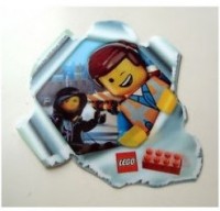 LEGO® Наклейка The LEGO® Movie Эммет и Дикарка голографическая