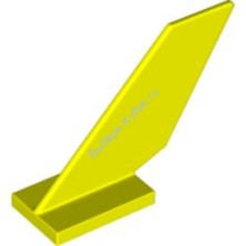 Деталь Лего Хвост Самолета Цвет Неоново-Желтый