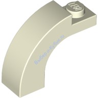 Деталь Лего Арка 1 х 3 х 2 Закругленный Верх Цвет Светящийся в Темноте Белый