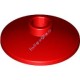 Деталь Лего Тарелка 2 х 2 Перевернутая Цвет Красный