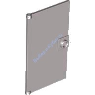 Деталь Лего Дверь 1 х 4 х 6 С Штырьком - Ручкой Цвет Светло-Серый