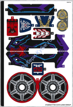 Наклейки К Набору Лего 70642 - (37328/6217756)