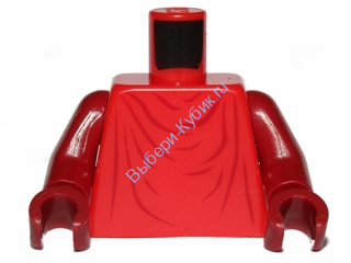 Деталь Лего Торс   Цвет Красный