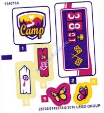 Наклейки К Набору Лего Френдс 41121 - (25735/6142574)