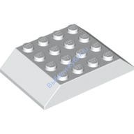 Деталь Лего Скос 45 6 х 4 Двойной Цвет Белый