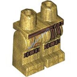 Деталь Лего Ноги Цвет Перламутрово-Золотой 970c00pb1163