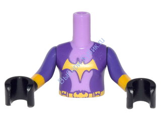 Деталь Лего Торс Мини Долл Френдс С Рисунком Цвет Умеренно-Лавандовый