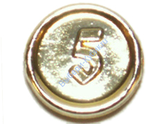 Деталь Лего Монета Тип 3 С 5 Достоинством Цвет Хромированный Золотой