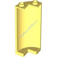 Деталь Лего Цилиндр Четверть 2 х 2 х 5 Цвет Ярко-Светло-Желтый