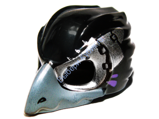 Деталь Лего Маска Птицы С Рисунком Цвет Черный