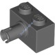 Деталь Лего Кубик Модифицированный 1 х 2 С Пином Цвет Темно-Серый