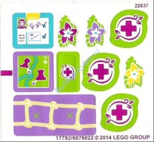 Наклейки К Набору Лего 41038 Джунгли: Штаб спасателей