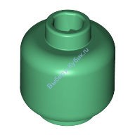 Деталь Лего Голова Минифигурки Цвет Песочно-Зеленый