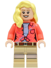 Минифигурка Лего Мир Юрского Периода Доктор Элли Сэттлер jw116