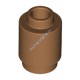 Деталь Лего Кубик Круглый 1 х 1 Открытый Штырек Цвет Карамельный