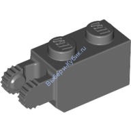 Деталь Лего Петля Кубик 1 х 2 Цвет Темно-Серый