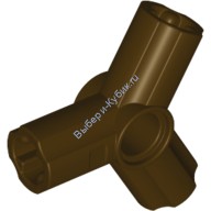 Деталь Лего Техник Коннектор Тройной Цвет Темно-Коричневый