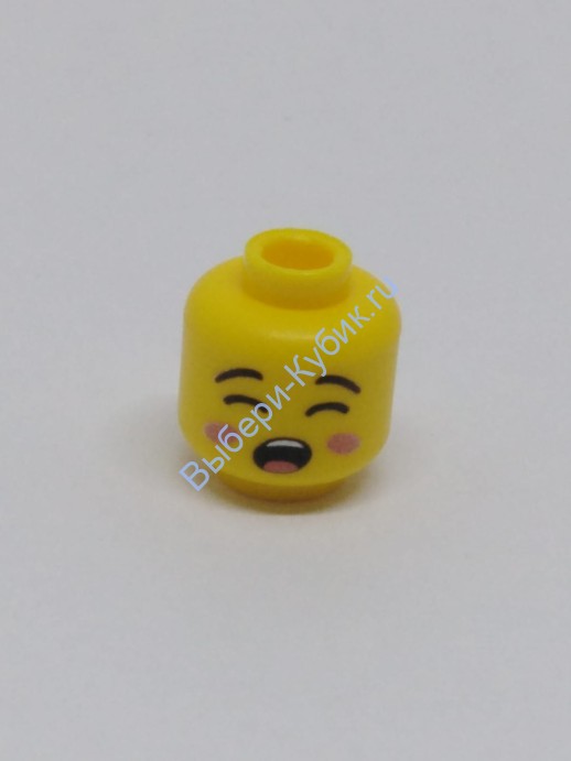 Деталь Аналог Совместимый С Лего Голова Минифигурки Женская Цвет Желтый