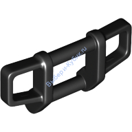 Деталь Лего Стержень 1 х 4 х 1 2/3 (Решетка Радиатора / Толкающий Бампер) Цвет Черный