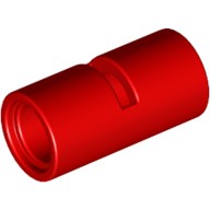 Пин Коннектор Круглый 2L Гладкий С Разрезом, Цвет: Красный