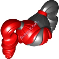 Деталь Лего Парик Женский Цвет Красный