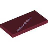 Деталь Лего Плитка 2 х 4 Цвет Темно-Красный