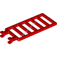 Деталь Лего Лестница 7 х 3 С 2 Защелками Цвет Красный