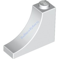Деталь Лего Арка 1 х 3 х 2 Обратная Цвет Белый