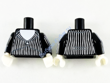 Деталь Лего Торс С Рисунком Цвет Черный