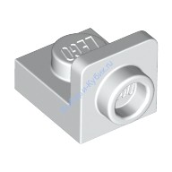 Деталь Лего Кронштейн 1 х 1 - 1 х 1 Перевернутый Цвет Белый