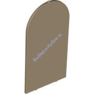 Деталь Лего Стекло Для Окна/Двери 1 x 6 x 7 Цвет Темно-Песочный