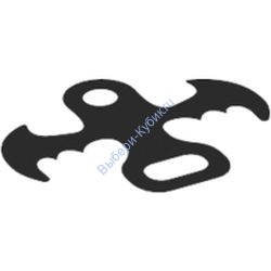 Деталь Лего Пластик Крылья Летучей Мыши Цвет Черный